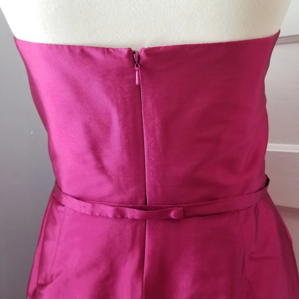 Alfred Sung Fruit Punch Strapless Dress, Size 8 - Picture 6 of 11